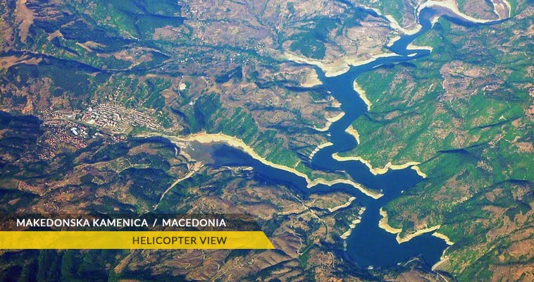 Makedonska Kamenica with Kalimanci lake