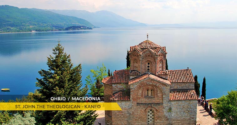 Ohrid: Saint John the Theologican - Kaneo monastery