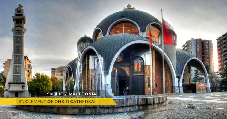 Skopje: Saint Clement of Ohrid - cathedral church