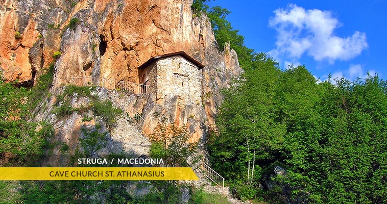 Struga: cave church St. Athanasiues, Elen Kamen