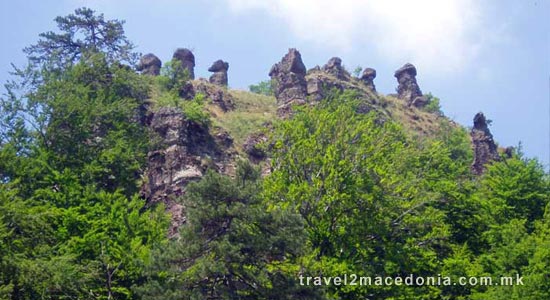 Stone columns of Konopiste - Kavadarci